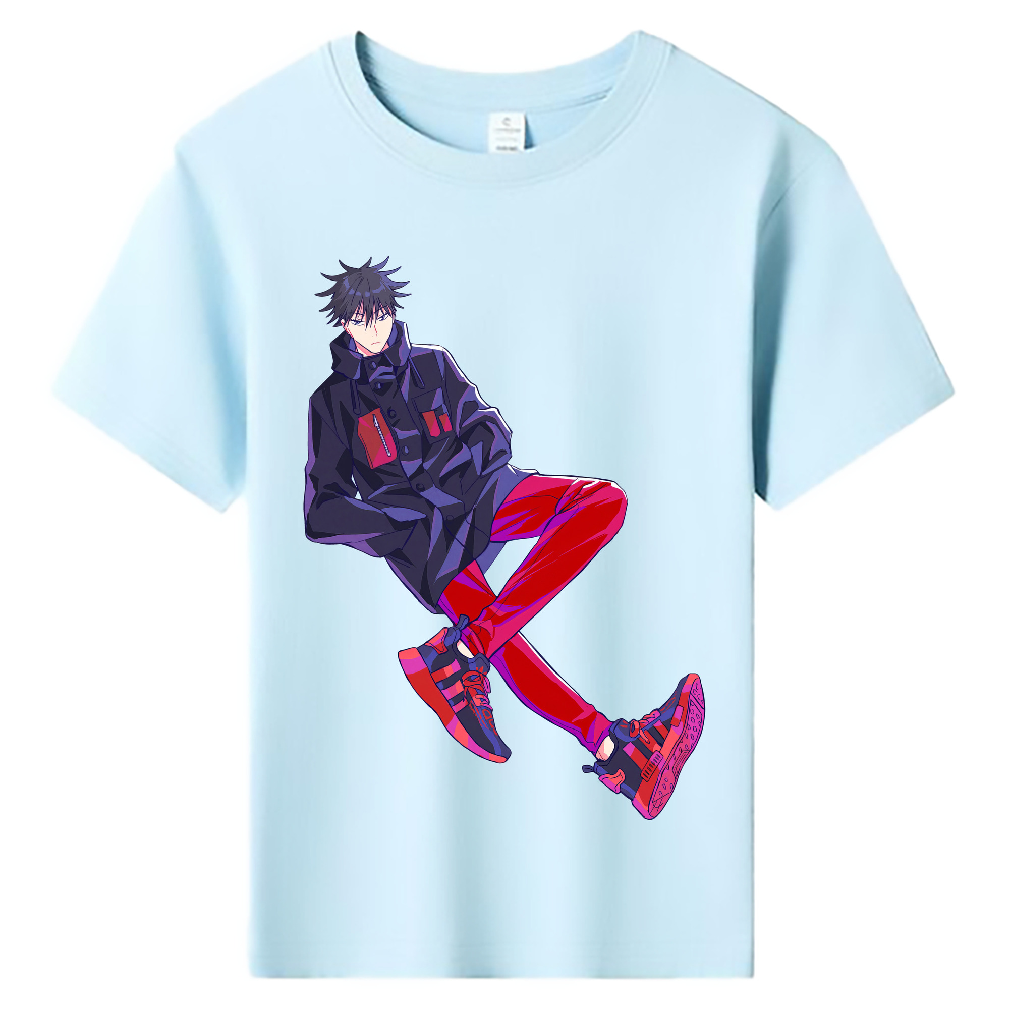 （画像用） 呪術廻戦 Jujutsu Kaisen 綿100％キッズTシャツ（フロントプリント）